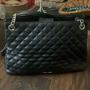 Nine West quilted shoulder bag with adjustable handle